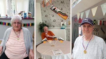 The Olympic games at Glasgow care home